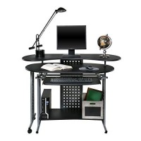Onespace Regallo Computer Desk, Black