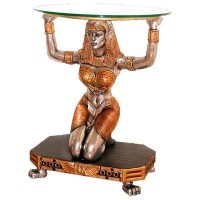 Design Toscano Egyptian Goddess Maat Console Table