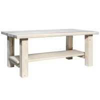 Montana Woodworks Glacier Country Collection Bistro Table, Square Table Top