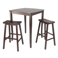 3-Pc Inglewood High/Pub Dining Table With Saddle Stool(D0102Hh8U3Y.)
