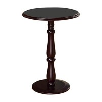 Kings Brand Furniture - Dark Cherry Finish Wood Plant Stand Accent Side End Table