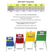 Seat Sack Large 17 Inch Chair Storage Pocket