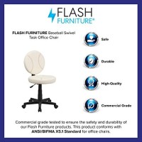 Flash Furniture Jonathan Baseball Swivel Task Office Chair