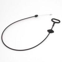 Recliner Parts: 40 1/2 Black D-Pull Cable Release