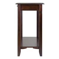 Winsome Nolan Occasional Table, Cappuccino