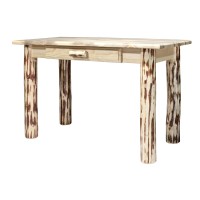 Montana Woodworks Montana Collection Writing Desk, Clear Lacquer Finish