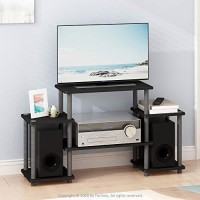 Furinno Turn-N-Tube No Tools Entertainment Tv Stands, Blackgrey