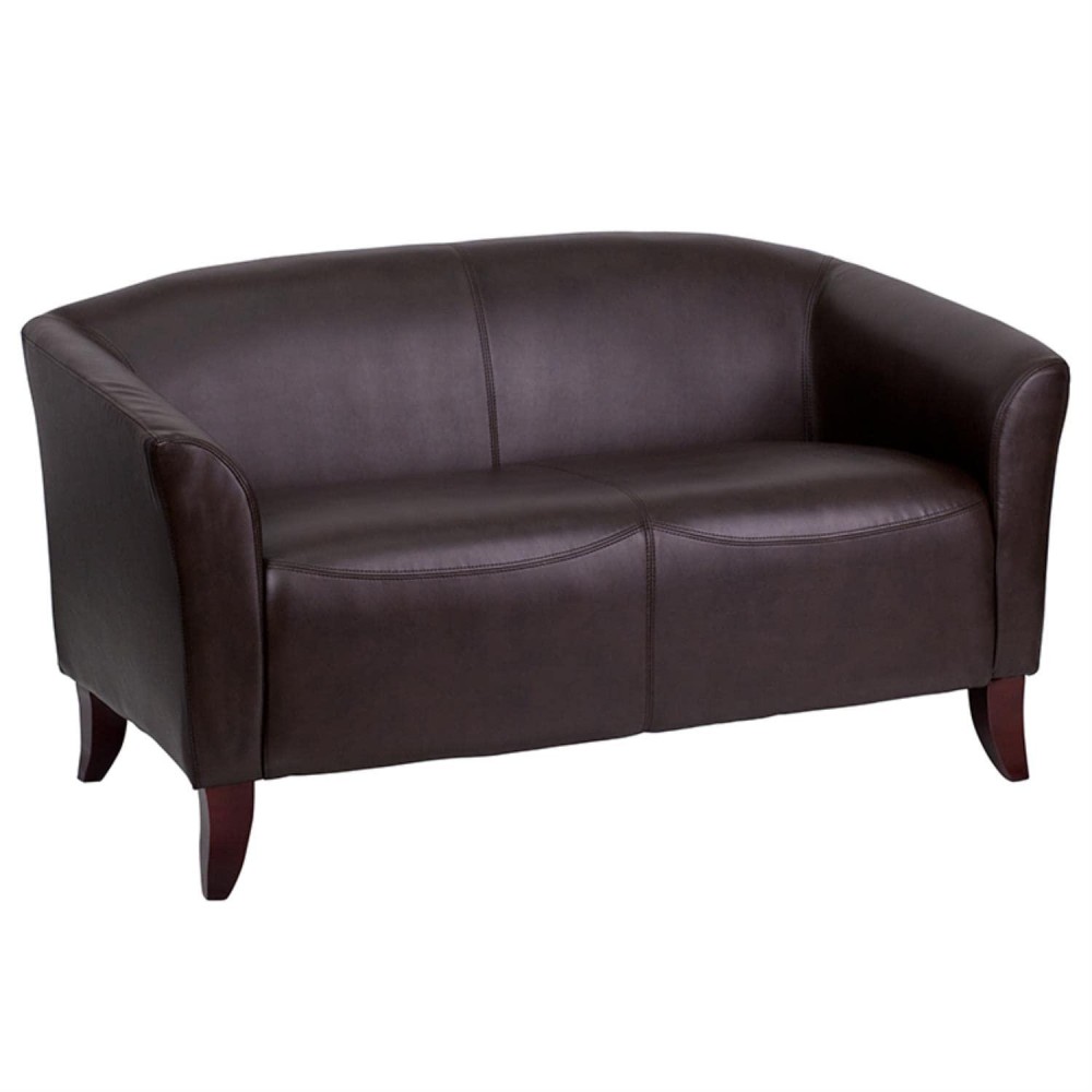 Flash Furniture Hercules Imperial Series Brown Leathersoft Loveseat