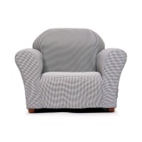 Keet Roundy Kids Chair, Gingham Chair Only, Brown
