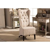 Baxton Studio Bh-A32386-Beige-Ac Armchairs, 2125L X 23W X 4725H, Beige