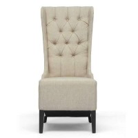 Baxton Studio Bh-A32386-Beige-Ac Armchairs, 2125L X 23W X 4725H, Beige