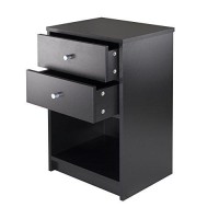Winsome Ava Model Name Accent Table, Black, 158 X 127 X 237 Inches