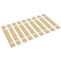 The Furniture Cove Longboy Extra Long Twin Size Custom Width Bed Slats With White Strapping - Perfect To Help Support Your Box Spring And Mattress (39.50 Wide)