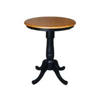 International Concepts Table, Counter Height, Black/Cherry