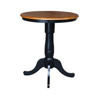 International Concepts Table, Counter Height, Black/Cherry