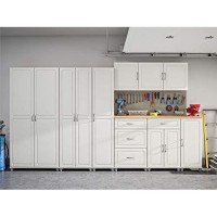 Systembuild Kendall Modern Engineered Wood 36 Cabinet In White Aquaseal