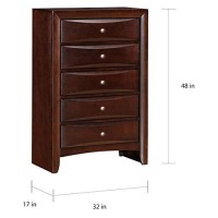 Acme Ireland 6 Drawer Chest In Espresso