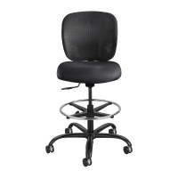 Safco Vuze Heavy-Duty Stool, Big & Tall Office Chair, Ergonomic Swivel Chair For 24/7 Use, 400 Lbs Weight Capacity