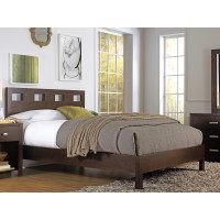 Modus Furniture Solid-Wood Bed, Twin, Riva - Chocolate Brown