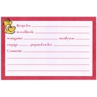 Meadowsweet Kitchens Recipe Card Set Of 25 4 X 6 Index Cards To Help Track Recipes In Cookbooks And Magazines
