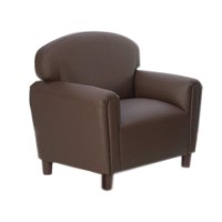 World Furniture Fp2C200 World Preschool Enviro-Child Upholstery Chair, Chocolate
