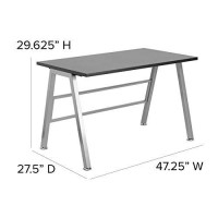 Flash Furniture Hoover High Profile Desk