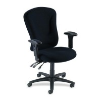 Lorell Accord Series Managerial Task Chairs-Managerial Task Chair 26-34X26X48-14-51 Black