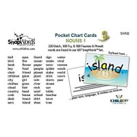 Snapwords Nouns 1 Pocket Chart Cards - Sight Words Flash Cards