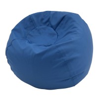 Children'S Factory 26 Kids Bean Bag Chairs, Flexible Seating Classroom Furniture, Beanbag Ideal For Boy/Girl Toddler Daycare Or Playroom, Deep Water (Cf610-035)
