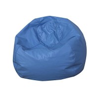 Childrens Factory 35 Kids Bean Bag Chairs, Flexible Seating Classroom Furniture, Beanbag Ideal For Boygirl Toddler Daycare Or Playroom, Deep Water (Cf610-082)