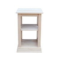 International Concepts Hampton Accent Table With Shelves