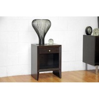 Baxton Studio Leelanau Modern Accent Table And Nightstand, Brown