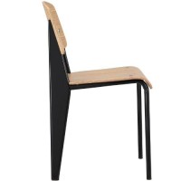 Modway Jean Prouve Style Standard Chair In Natural