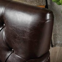 Christopher Knight Home Malone Leather Club Chair, Brown 28D X 295W X 335H Inch