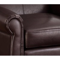 Dorel Living Elegant Faux Leather Club Chair