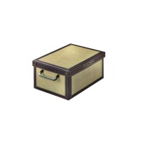Kanguru Baulino Marco Polo Decorative Storage Box With Handles And Lid, Cardboard, Tapirus, Small