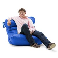 Big Joe Roma Bean Bag Chair, Sapphire Smartmax, Durable Polyester Nylon Blend, 3 Feet