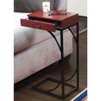 Etna Products Sofa Side Table With Drawer By Easycomforts