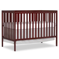 Dream On Me Synergy 5-In-1 Convertible Crib In Cherry, Greenguard Gold Certified