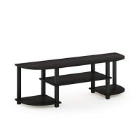 Furinno Turn-S-Tube Wide Tv Entertainment Center, Espressoblack