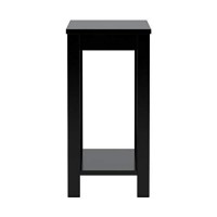 Crown Mark Pierce Side Table, Black