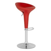 Safavieh Home Collection Shedrack Red Adjustable Swivel Gas Lift 232-317-Inch Bar Stool
