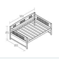 Dorel Living Morgan Full Daybed, Espresso