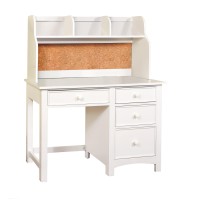 Furniture Of America Alaia White 2-Piece Desk And Hutch Set