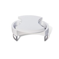 Coffee Table Shape-Adjustable High Gloss White