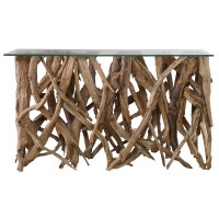 Spectacular Driftwood Console Table