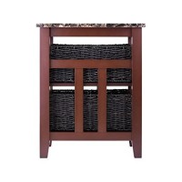 Winsome Zoey Accent Table, Chocolate