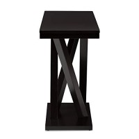 Baxton Studio Everdon Modern Sofa Table, Dark Brown