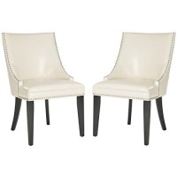 Safavieh Mercer Collection Afton Side Chair, Flat Cream