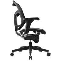 Workpro?Quantum 9000 Series Ergonomic Mid-Back Mesh/Mesh Chair, Black